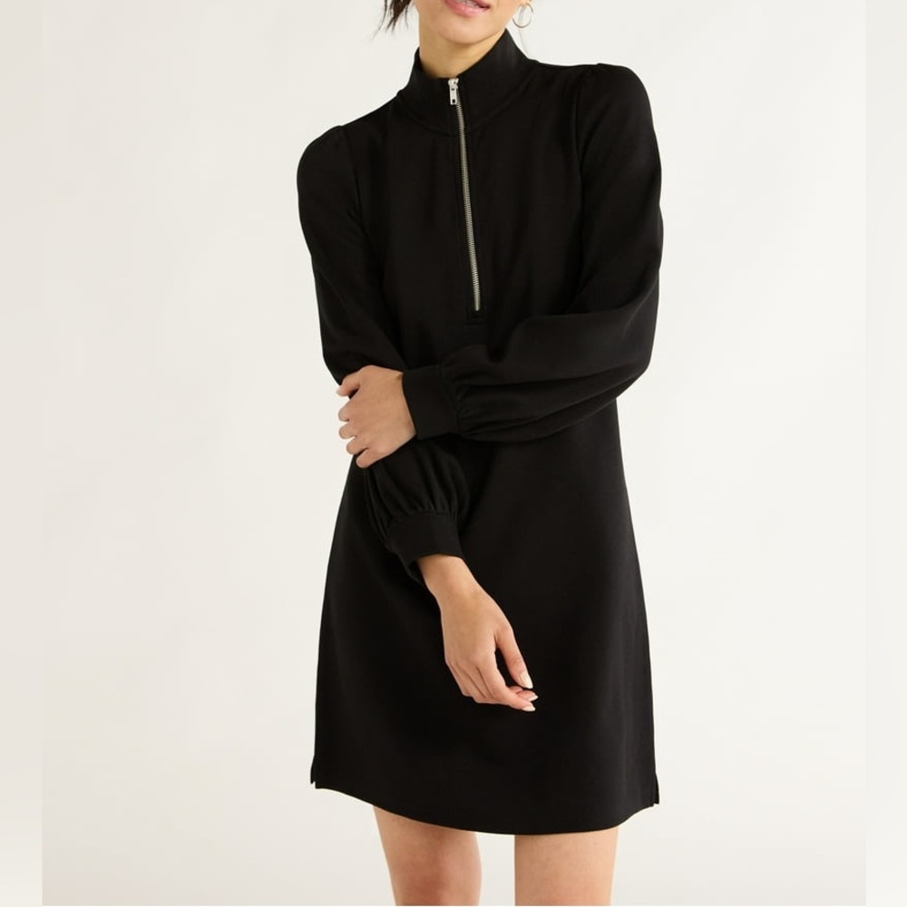 NWT Free Assembly Women’s Half Zip Sweatshirt Mini Dress Sizes